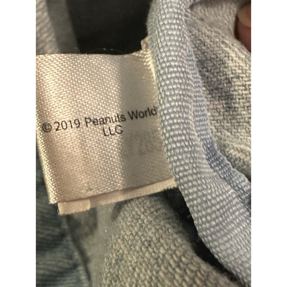 NWOT Peanuts Snoopy Denim Tote/Shopper light Wash Blue 2019 School Work Gym - Picture 12 of 13